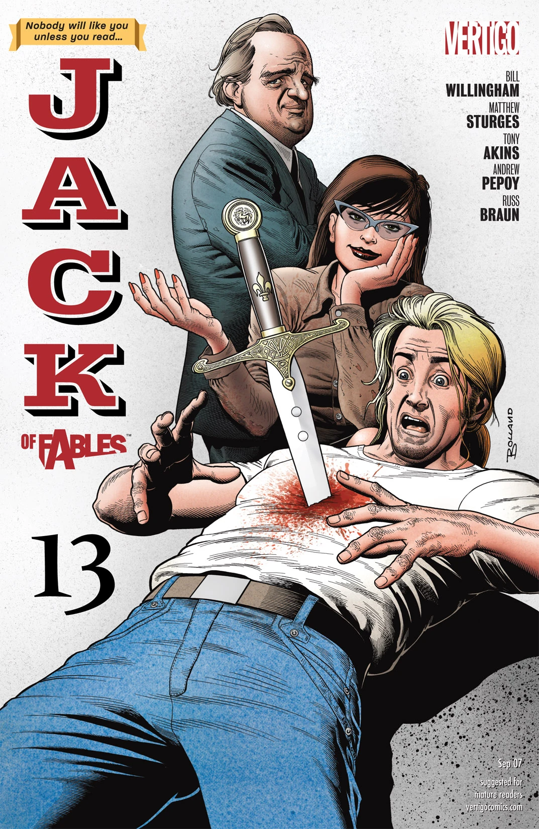 Jack of Fables #13 (DC, 2007 — Cover A) cover